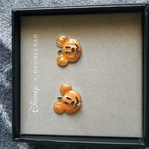 Disney X Baublebar pumpkin earrings
